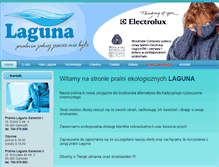 Tablet Screenshot of pralnia-laguna.com